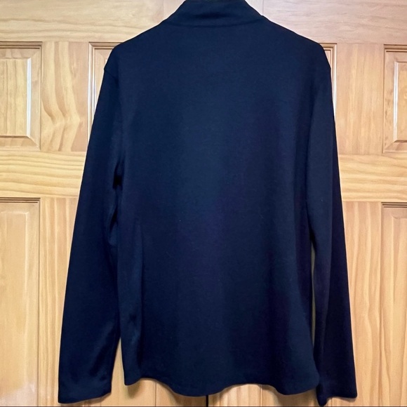 Omni-Wool Black 1/4 Zip Mens Size XL - Picture 4 of 7